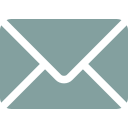 turquoise email contact icon